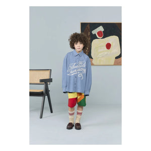 The Animals Observatory - Wolf Denim Shirt | Blue