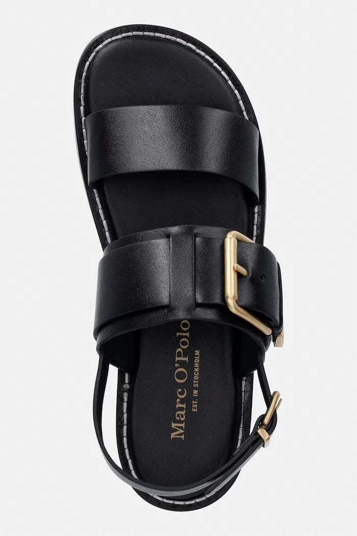 Sandalias de piel de mujer Marc O'Polo de suela plana Stina 3A