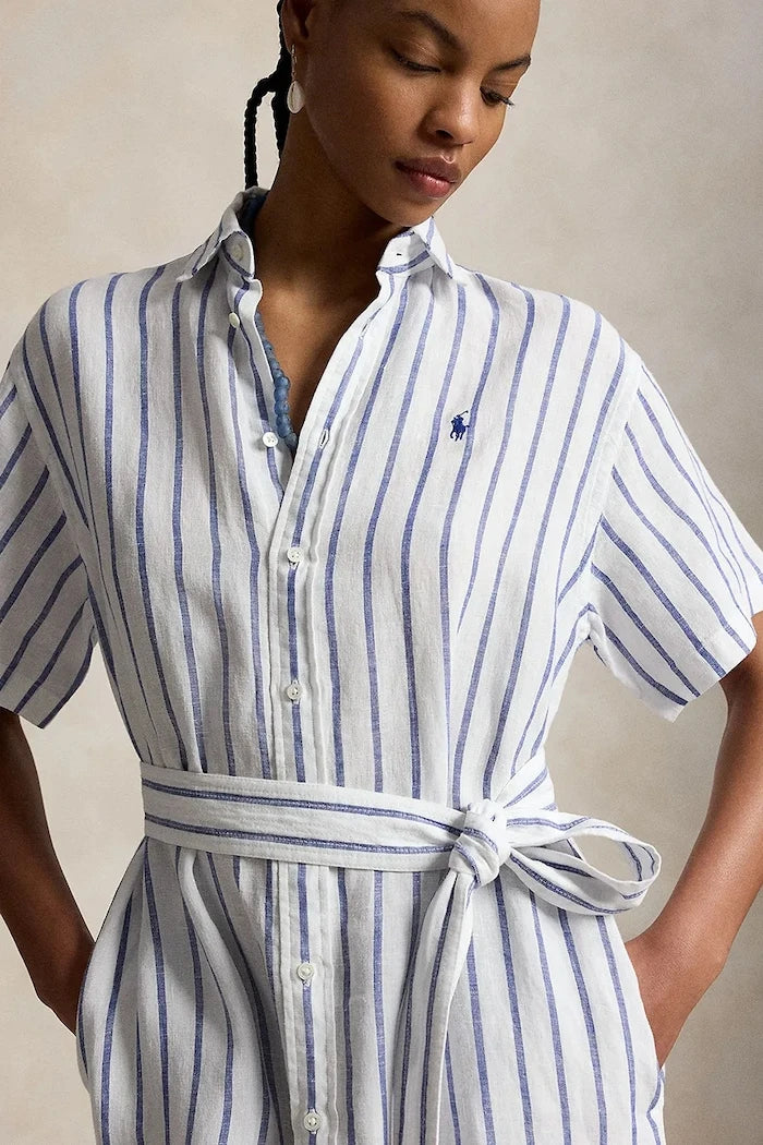 Polo Ralph Lauren vestido camisero de lino