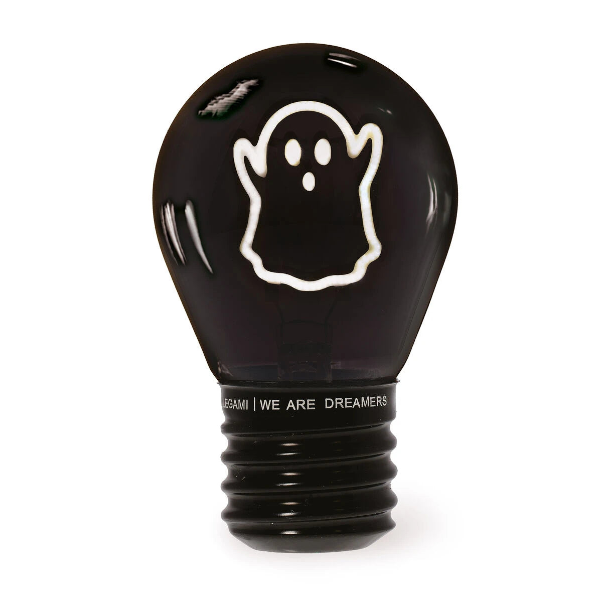 Legami - Lámpara de Mesa en Forma de Bombilla Decorativa - Fantasma - Ficción de Bombilla