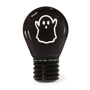 Legami - Lámpara de Mesa en Forma de Bombilla Decorativa - Fantasma - Ficción de Bombilla