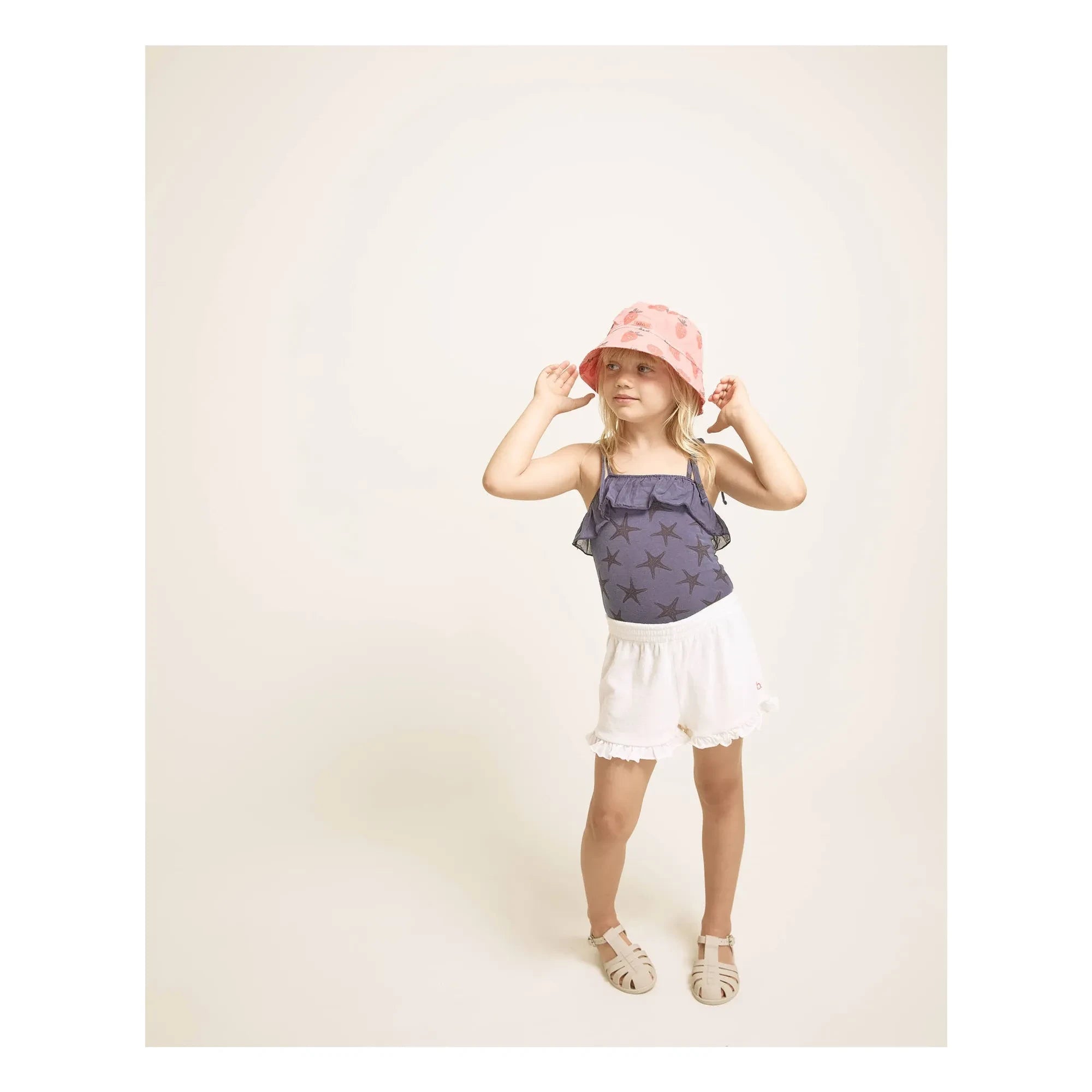 Búho - Pantalón corto rizado Terry | Crudo
