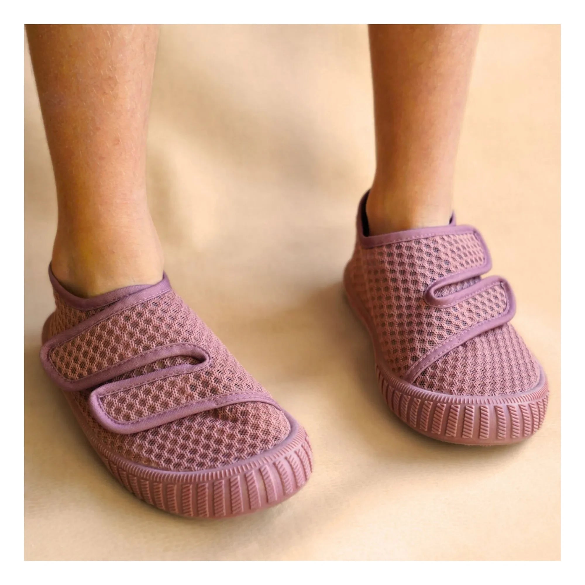 Grech & Co - Zapatillas deportivas de fibra reciclada Scratch Play | Rosa empolvado