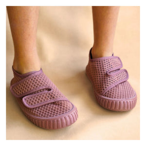 Grech & Co - Zapatillas deportivas de fibra reciclada Scratch Play | Rosa empolvado