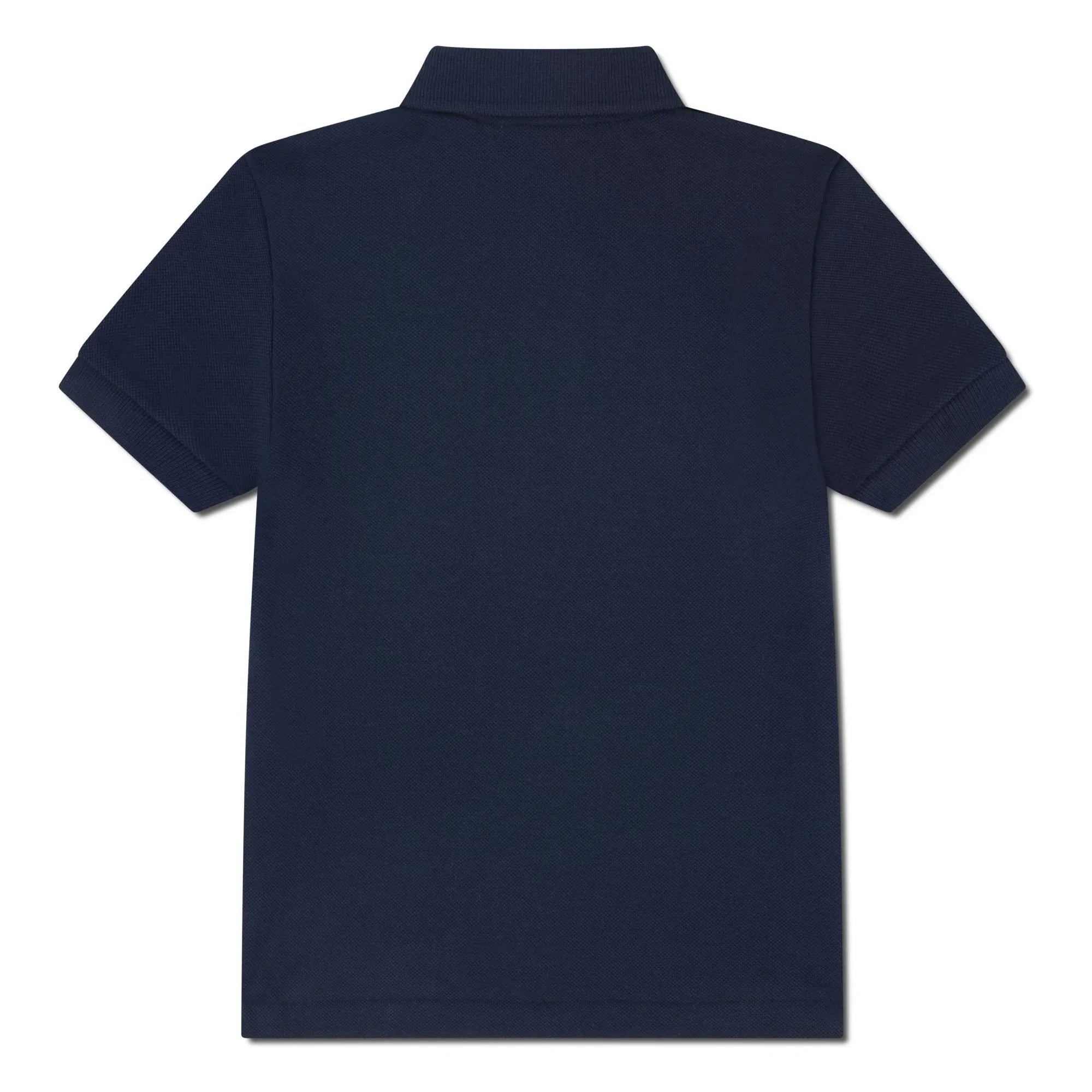 Lacoste - Polo azul marino con logo