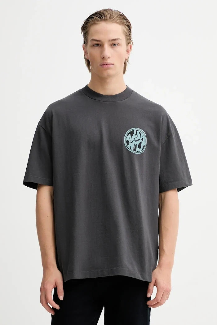 Camiseta de algodón AllSaints DISTORTION