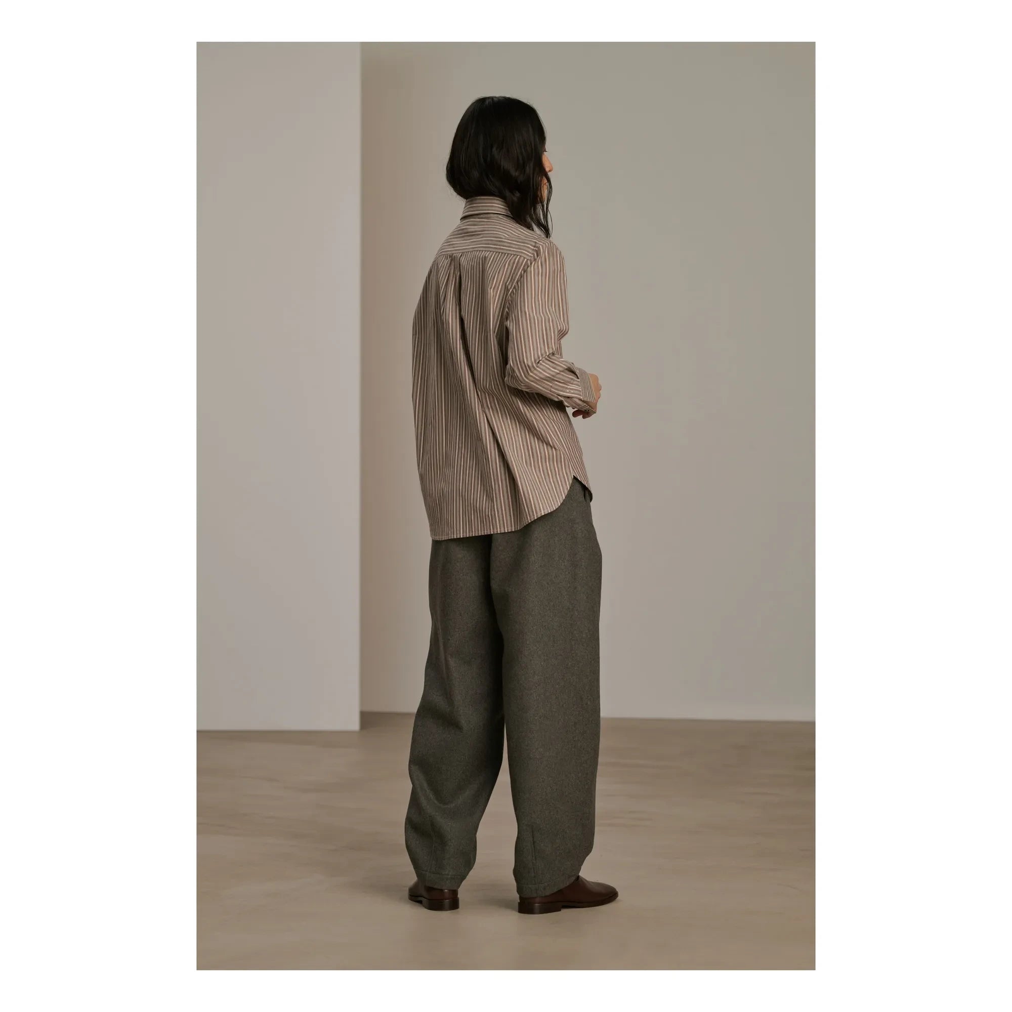 Soeur - Camisa a rayas Alphée | Verde azulado