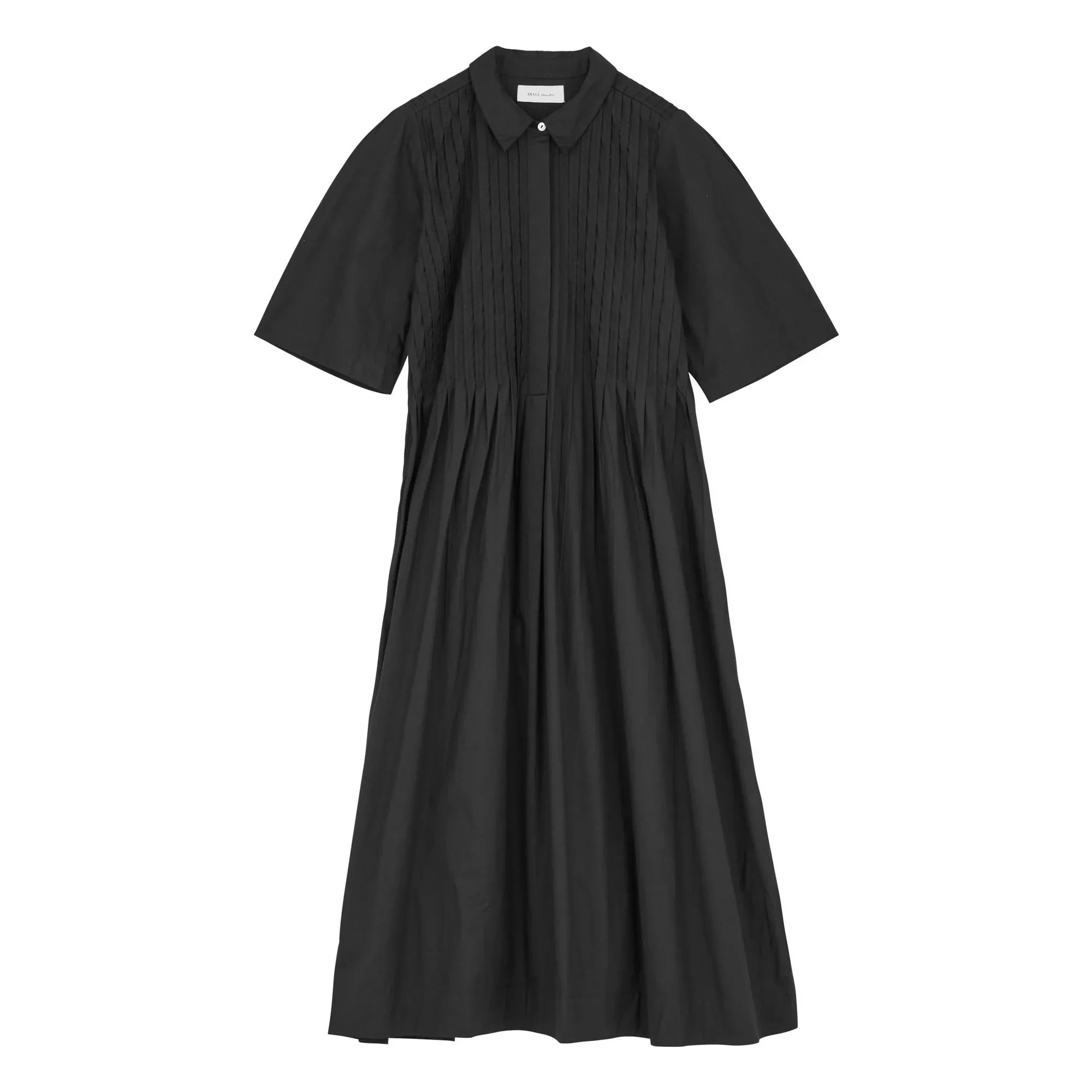 Skall Studio - Vestido de algodón Dot | Negro