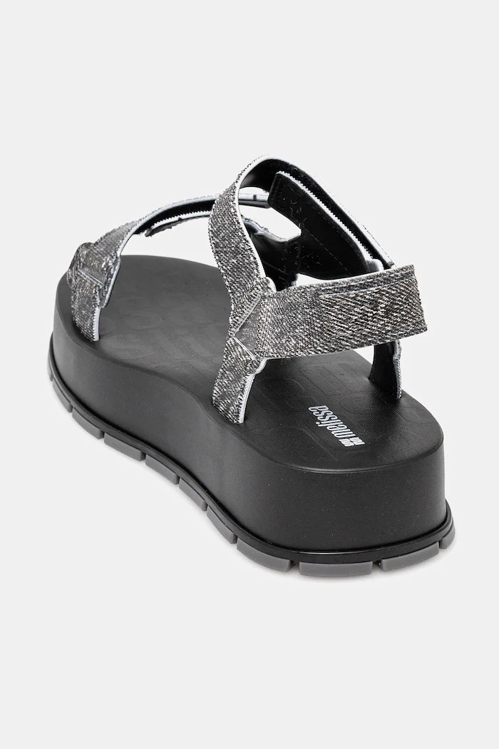 Melissa FLOWING PLATFORM DENIM Sandalia