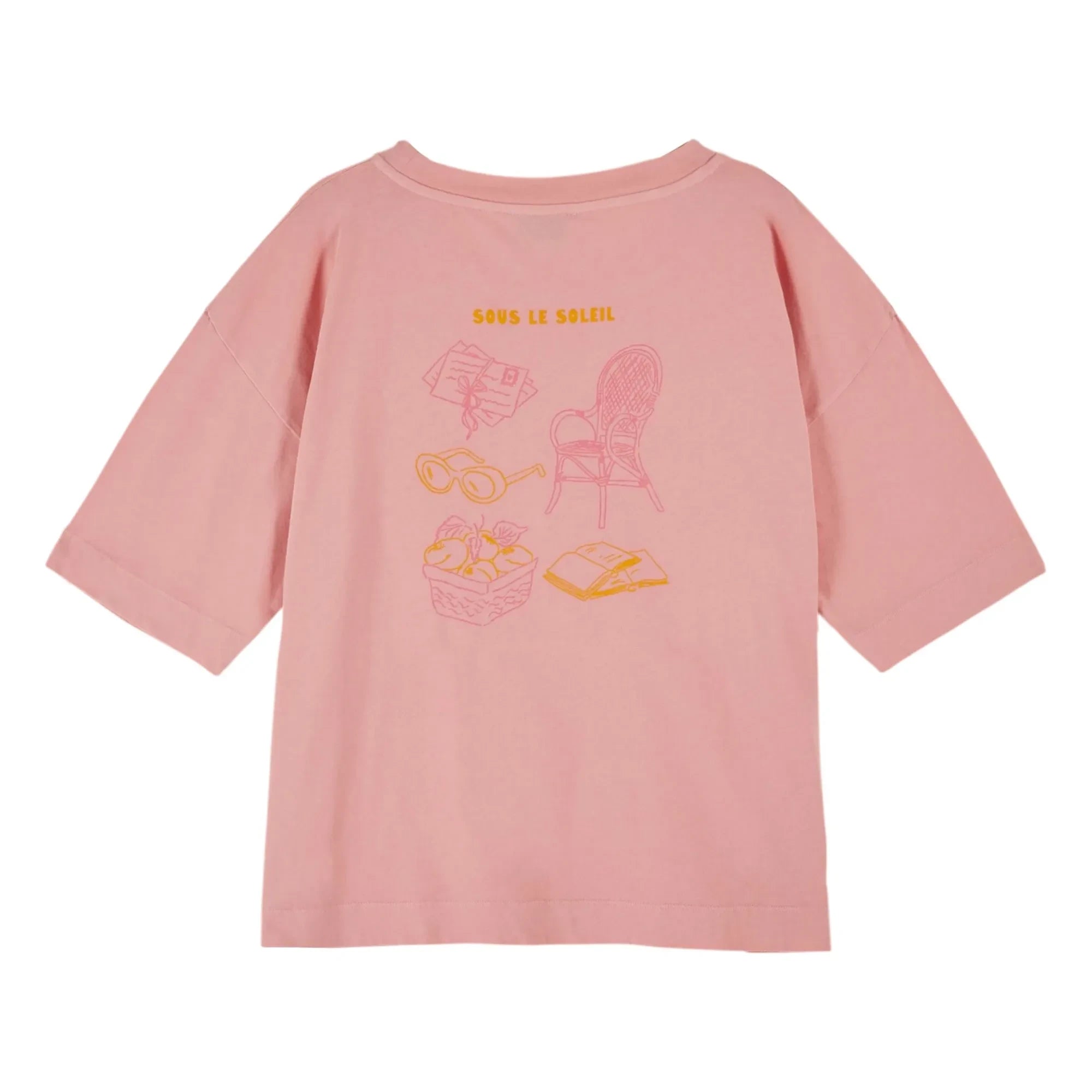 Emile et Ida - Camiseta Soleil de algodón orgánico | Rosa