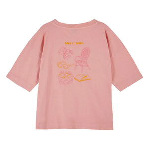 Emile et Ida - Camiseta Soleil de algodón orgánico | Rosa