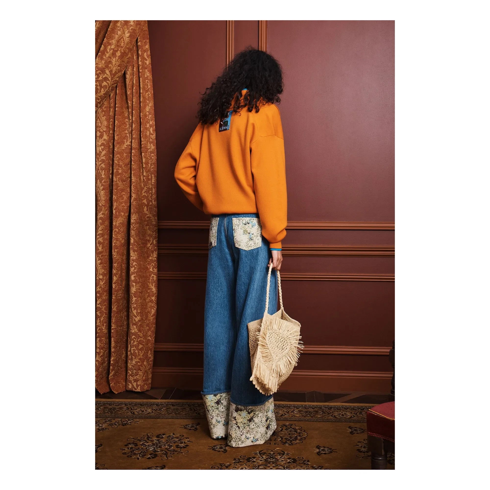 Alémais - Polo de lana Claudia | Bordo