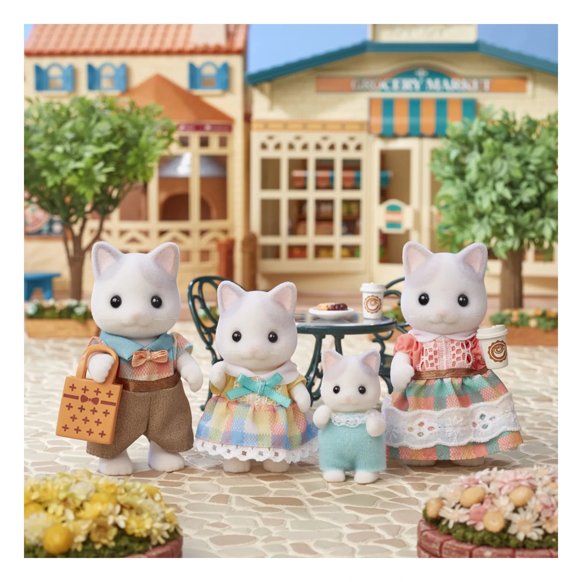 Sylvanian Families - Familia Gato Mocha