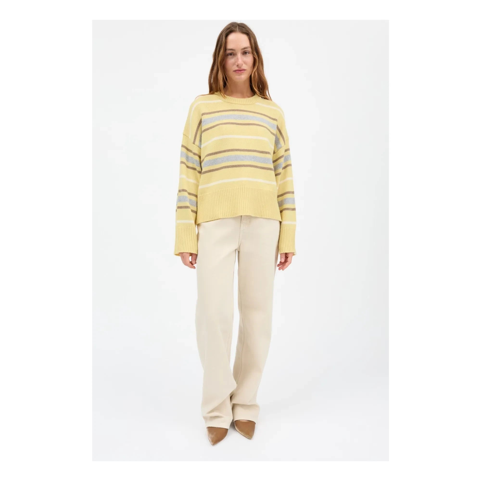 Skall Studio - Jersey de lana merina Cannes | Amarillo