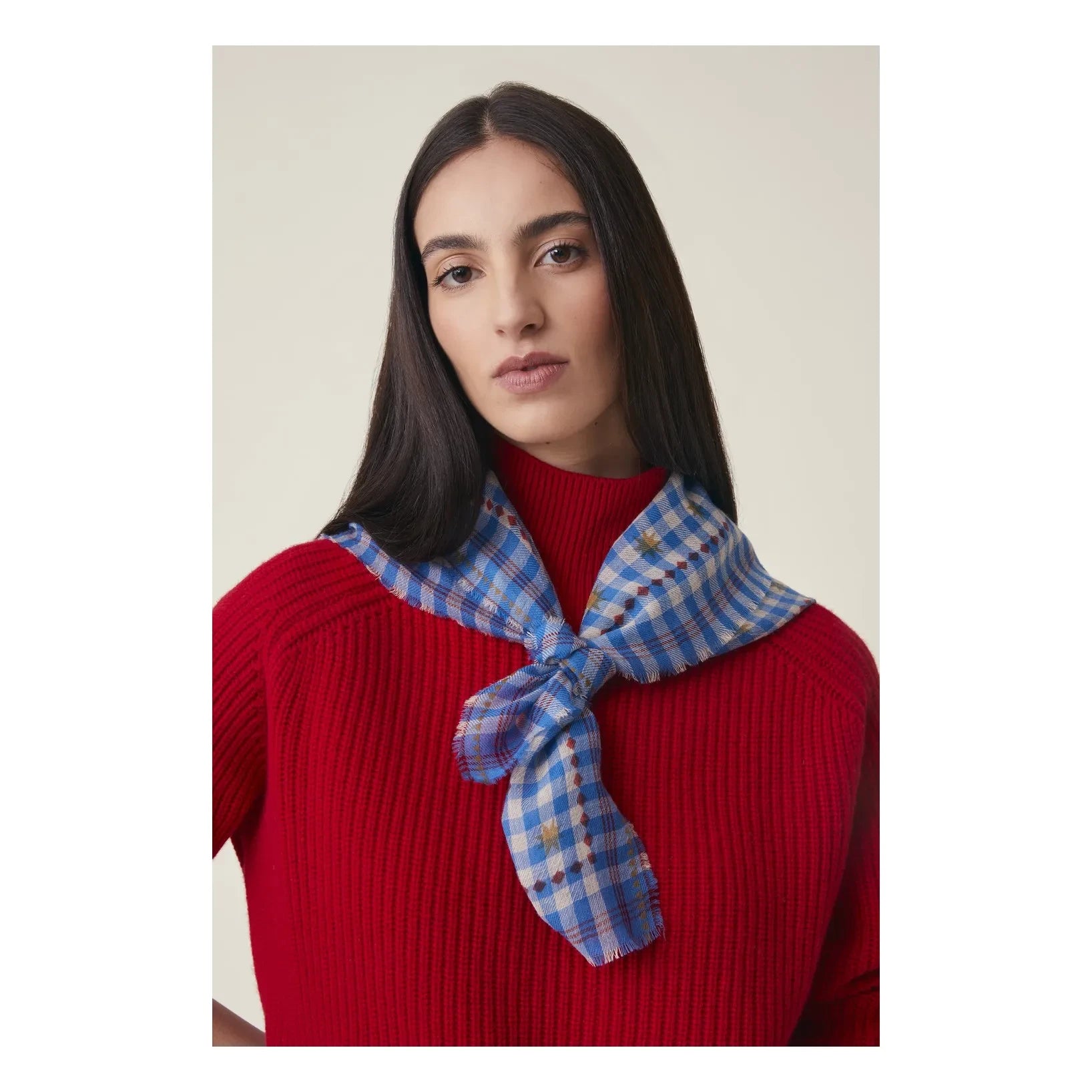Moismont - Bufanda Galopin Nº 849, Lana | Azul