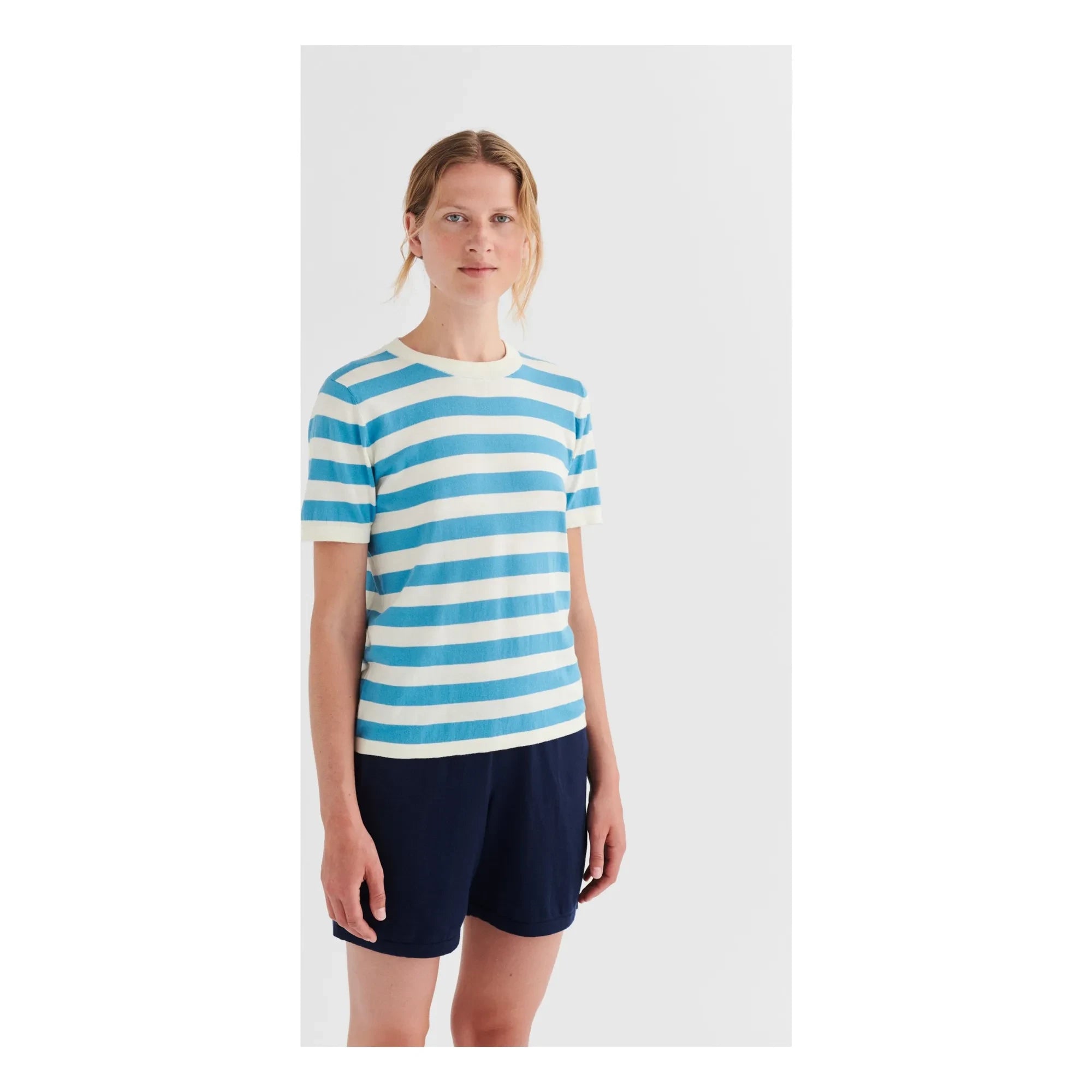FUB - Camiseta a rayas | Azul