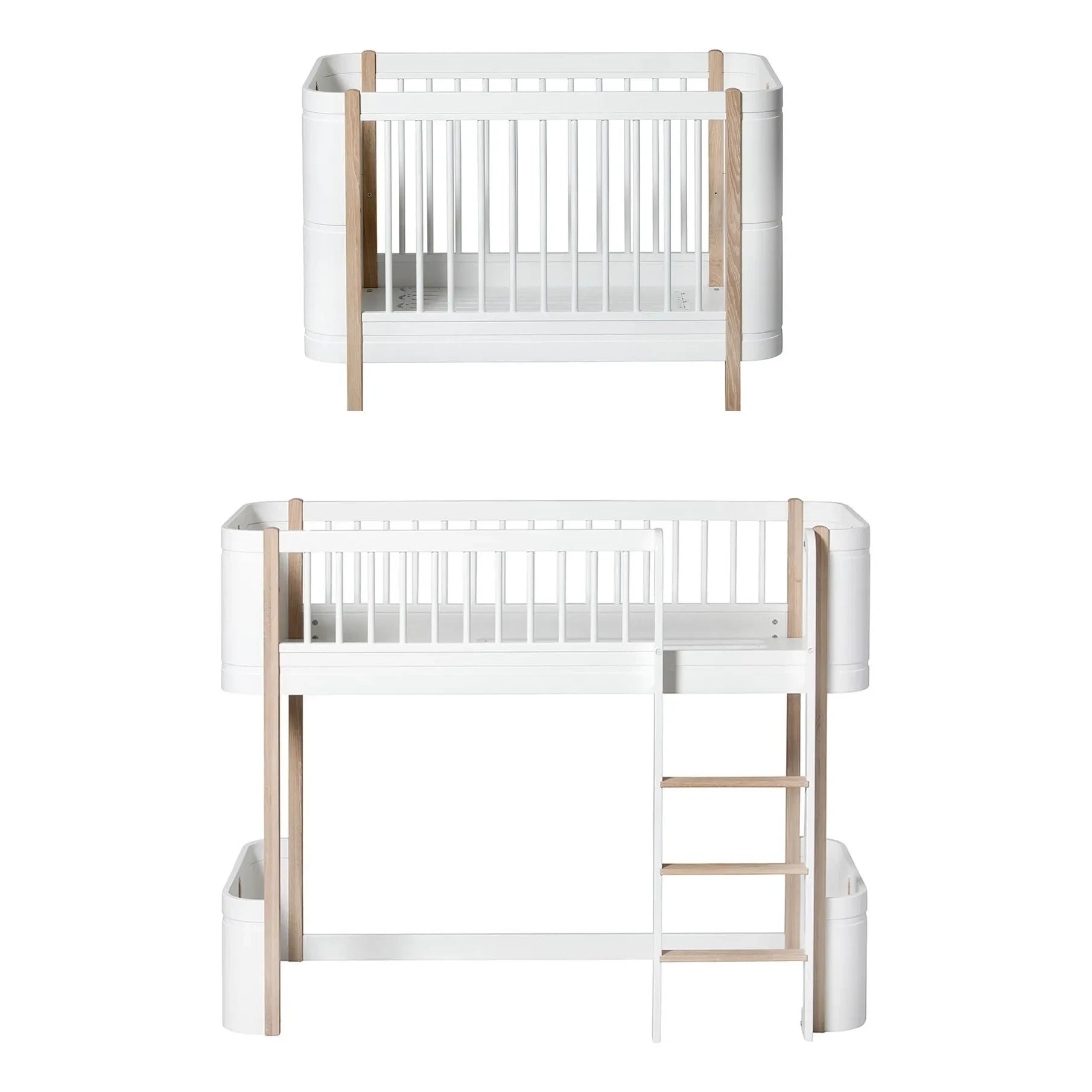 Oliver Furniture - Kit de Conversión de Cuna Mini + | Roble