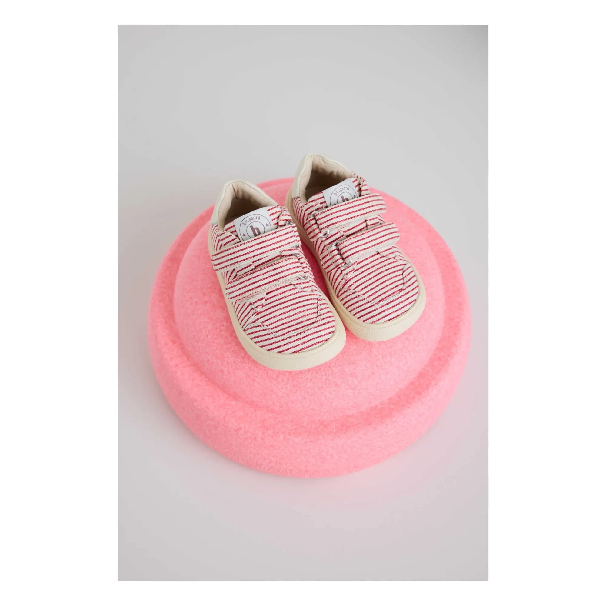 bisgaard - Zapatillas con estampado de rayas | Rojo