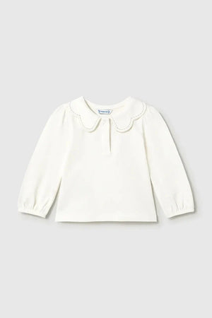 Camiseta de manga larga de algodón y elastano Mayoral para niños