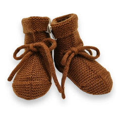 My Little Freckle - Zapatillas de cachemira orgánicas | Rojo ladrillo