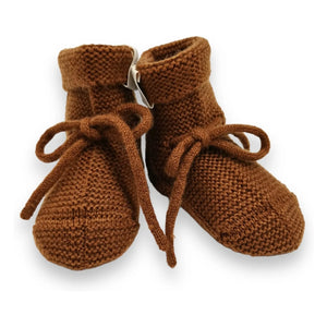 My Little Freckle - Zapatillas de cachemira orgánicas | Rojo ladrillo