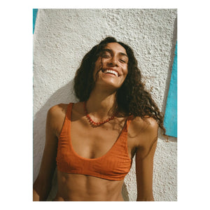 Soleil Soleil - Flo Jersey Top | Terracota