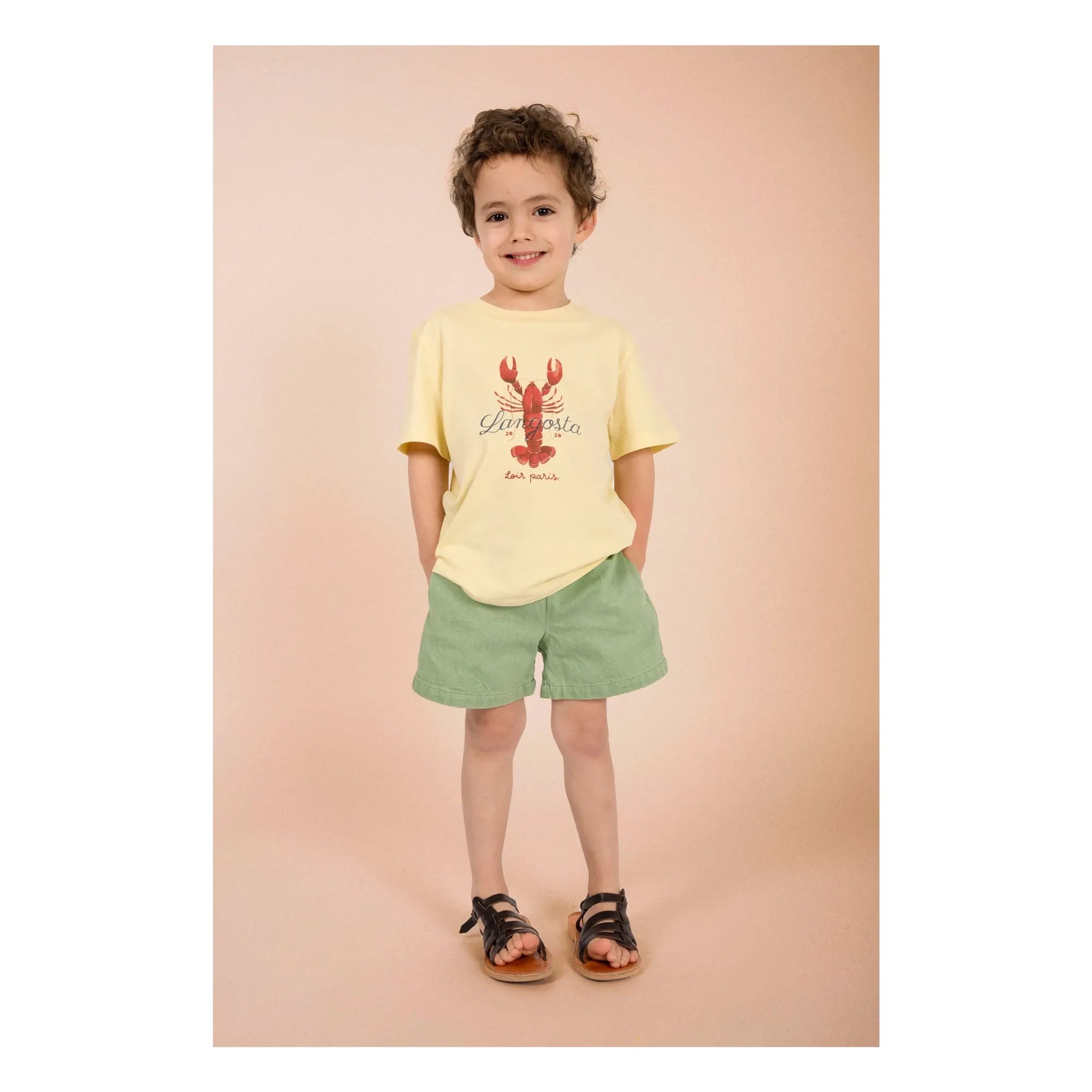 Loir - Camiseta Langosta | Amarillo pálido