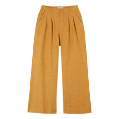 Emile et Ida - Pantalones de lino y algodón | Mostaza