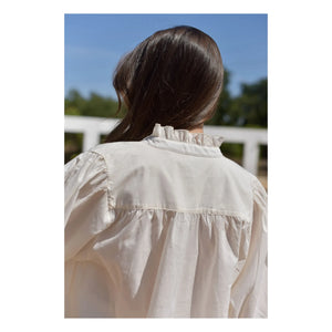 Marlot Paris - Blusa Dahlia Seersucker - Colección Mujer | Crudo