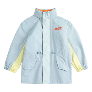 Bobo Choses - Chaqueta Impermeable de Fibra Reciclada | Azul Claro
