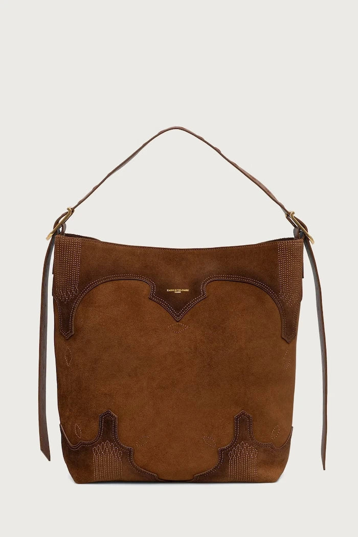 Bolso tote de piel de ante JANE para mujer