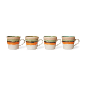HKliving - Taza de gres | Naranja