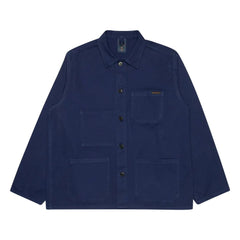 Nudie Jeans - Chaqueta de trabajo Buddy de espiga | Azul Marino