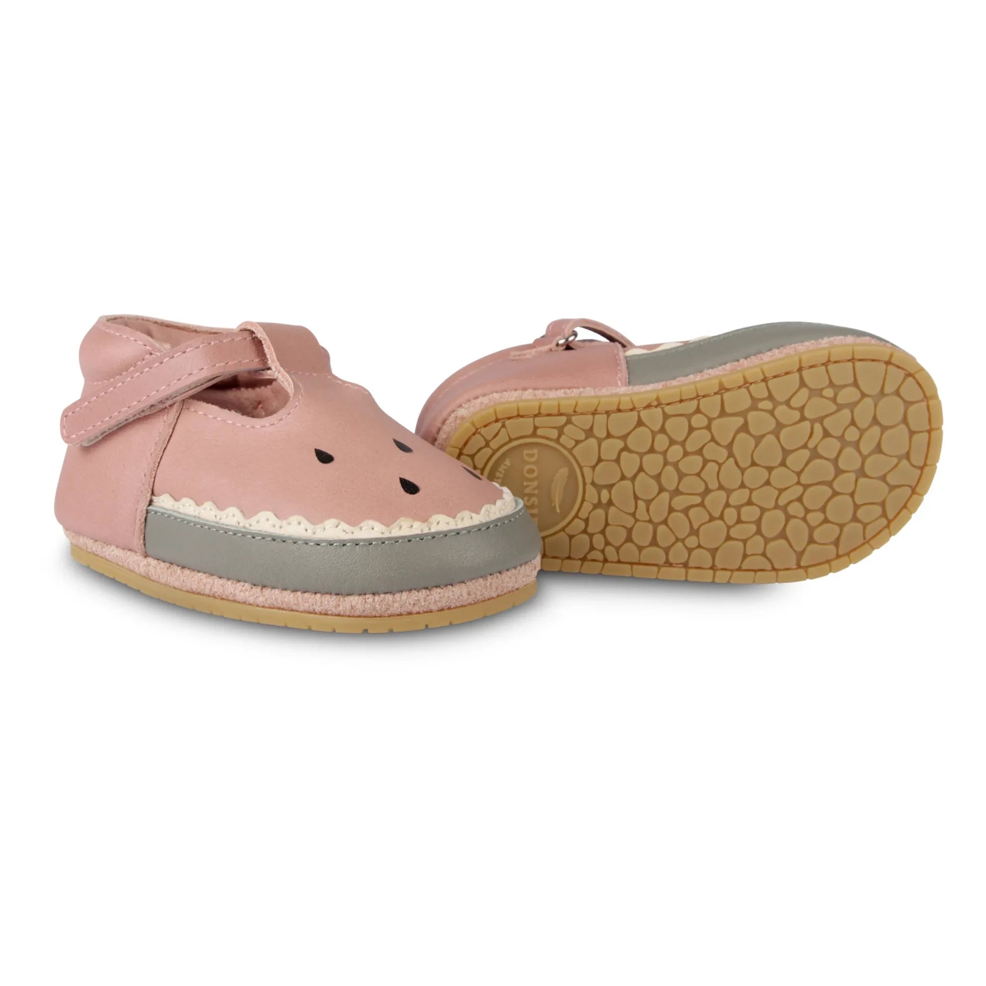 Donsje - Zapatillas de cuero Nanoe Sandía | Rosa