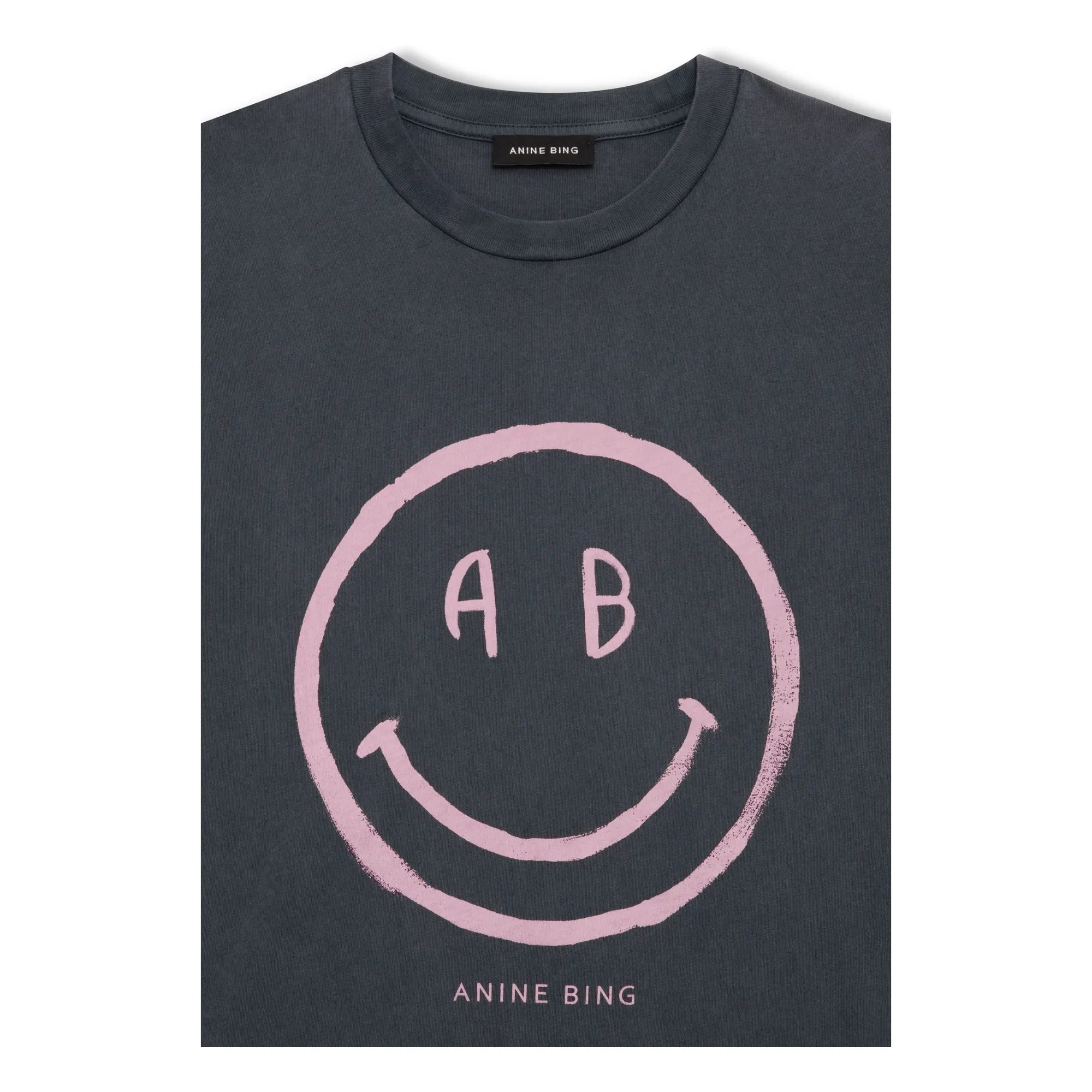 Anine Bing - Wagner Smiley Tişört | Gri