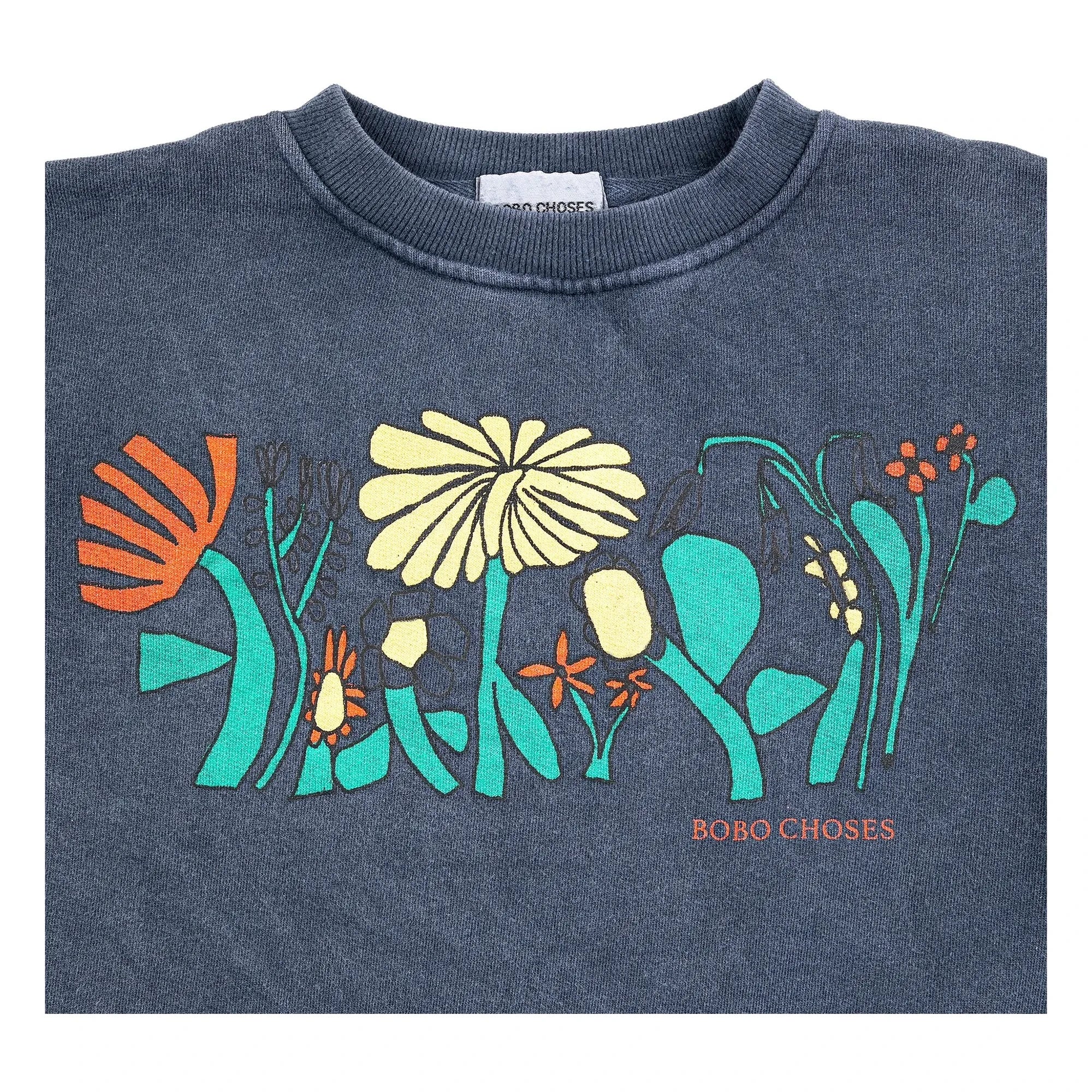 Bobo Choses - Sudadera de algodón orgánico Herbalist | Azul marino