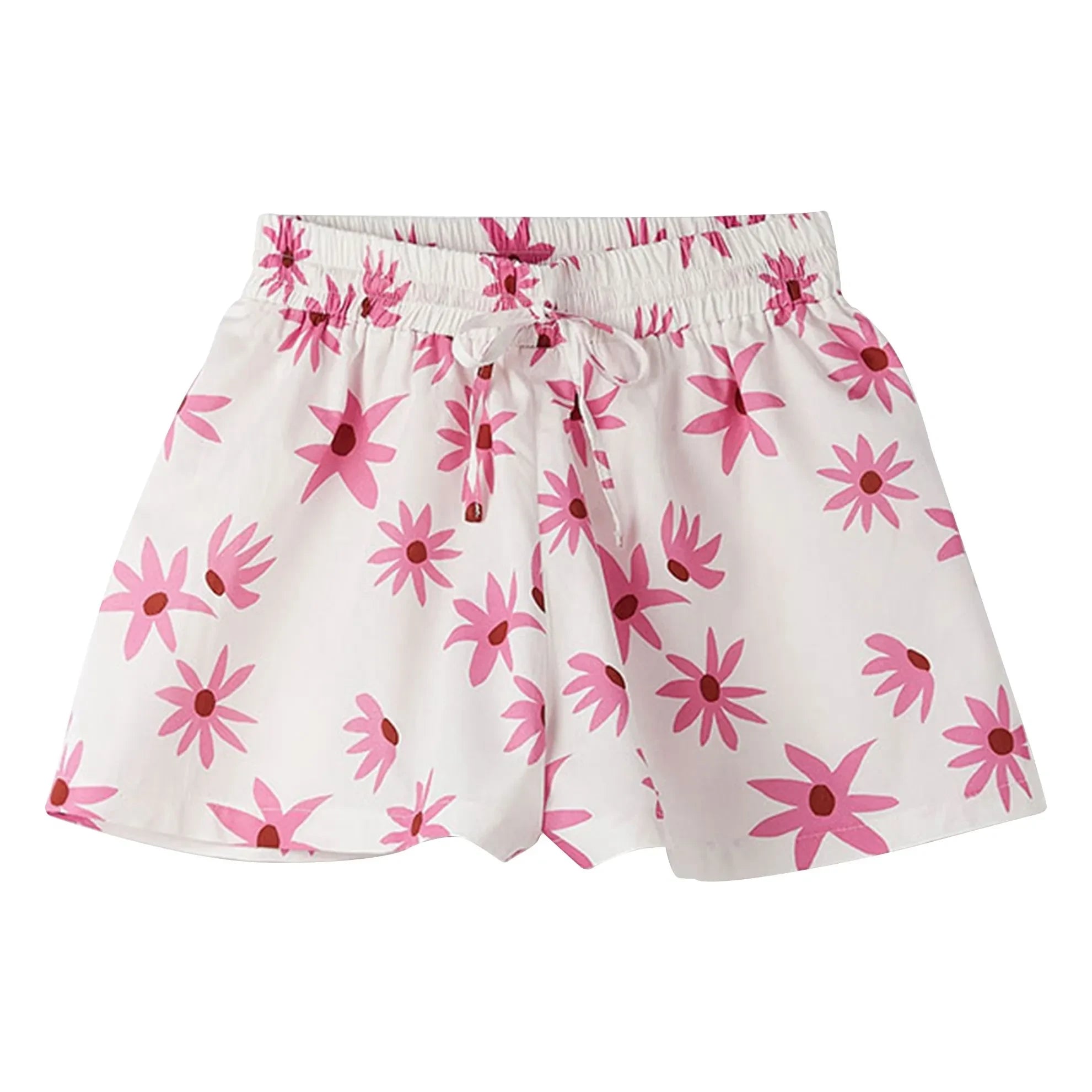Fabula - Daisy Shorts con cordones | Blanco