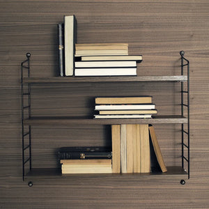 String Furniture - Estante Nogal | Negro
