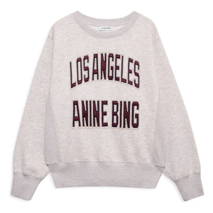 Anine Bing - Sudadera Harry LA | Beige jaspeado