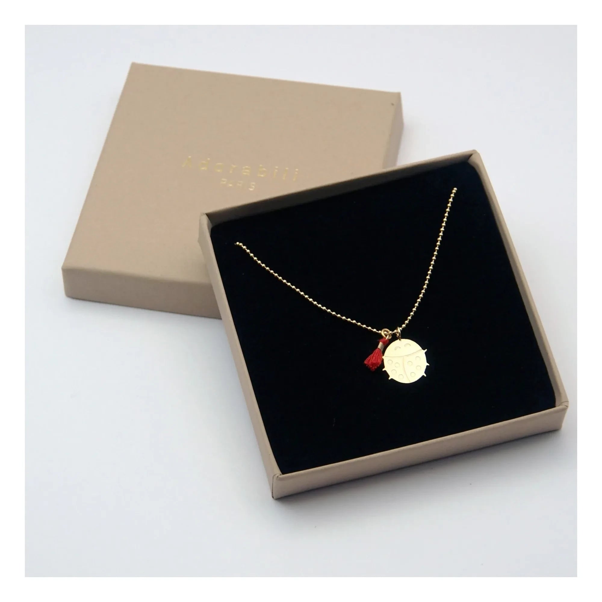 Adorabili - Collar de mariquita | Oro