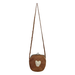 Emile et Ida - Bolso de hombro Corazón | Beige
