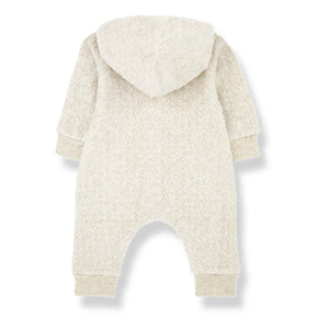 1+ en la familia - Mono con capucha Victor | Blanco roto