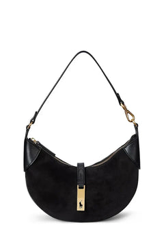 Bolso hobo de cuero Polo Ralph Lauren para mujer