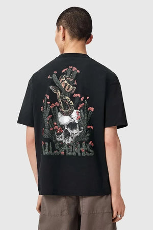 Camiseta Oversize de Algodón para Hombre AllSaints CACTI