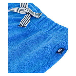 Petit Bateau - Pantalones cortos de felpa lisos | Azul real