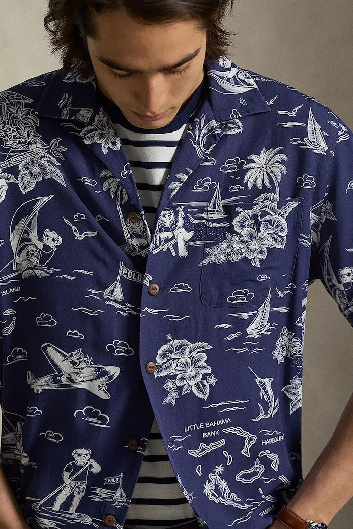 Camisa de viscosa Polo Ralph Lauren para hombre