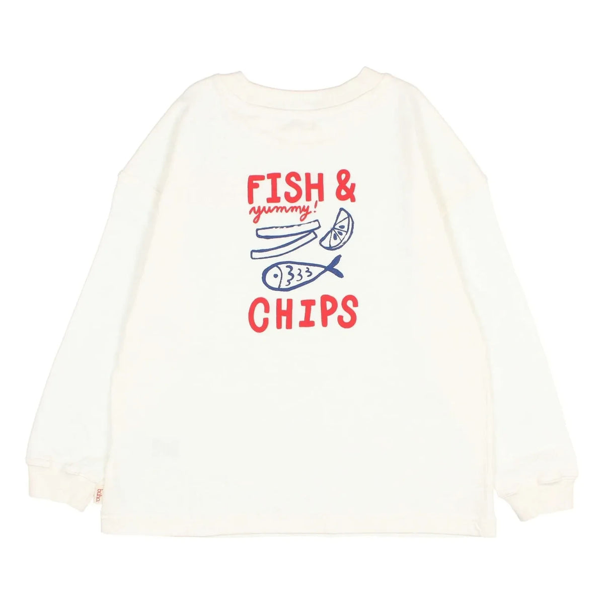 Búho - Camiseta de algodón orgánico Chips | Blanca