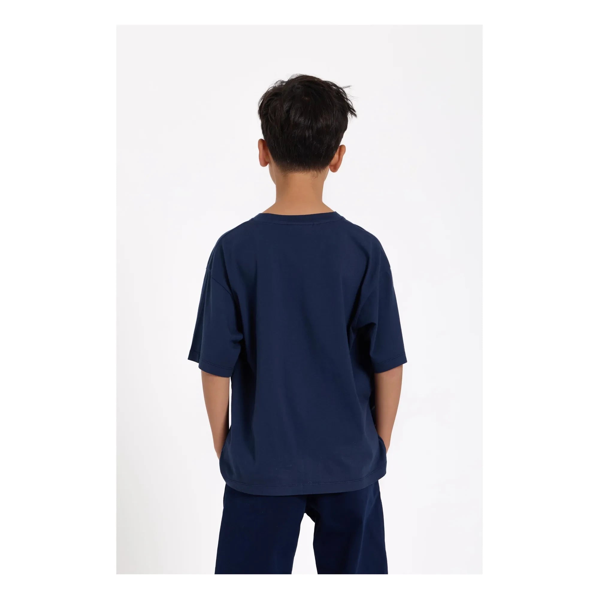 Smallable Kid - Camiseta de algodón orgánico Nils | Azul lavado