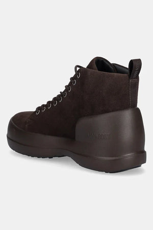 Botas de nieve de ante para mujer Moon Boot MB MEZZALUNA LACE UP MID SUEDE