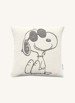 Maison Deux - Gafas de sol Funda de cojín de algodón - Maison Deux x Peanuts | Blanco